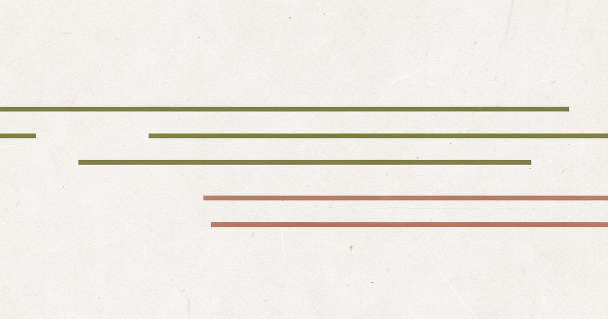 Ilustração editorial abstrata com sete linhas verdes oliva de comprimentos diferentes e uma linha terracota que atravessa a margem, sugerindo regras invisíveis e a quebra de uma delas.